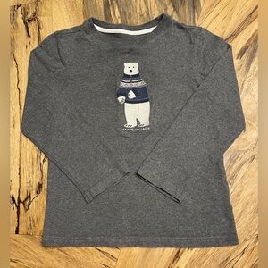 Janie & Jack Toddler Grey Long Sleeve Size 6